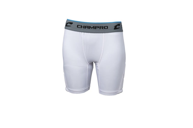 CHAMPRO Windmill Women's Sliding Short - Polyester/Spandex, White, Medium - Image 2